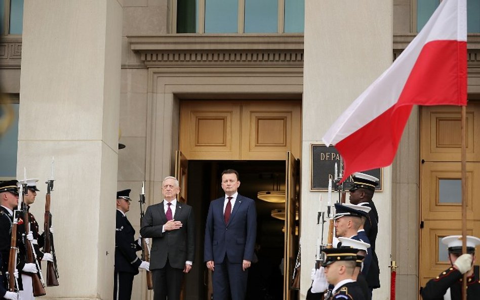 Mariusz Błaszczak rozmawiał o wojsku w Pentagonie