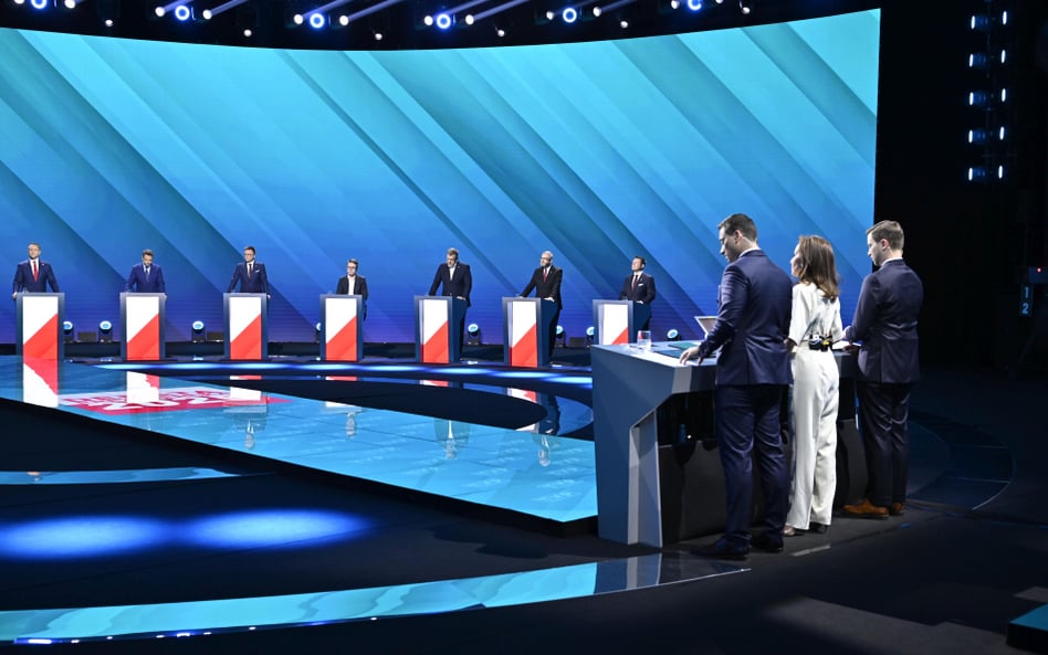 Debata kandydatów w wyborach prezydenckich w TVP, 12 maja