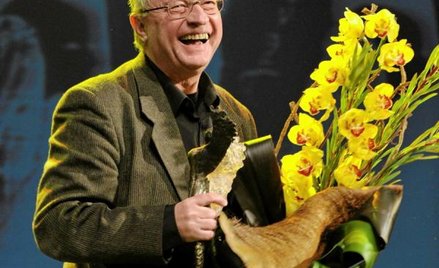 György Spiro odbiera Literacką Nagrodę Europy Środkowej Angelus, Wrocław 2010 r.
