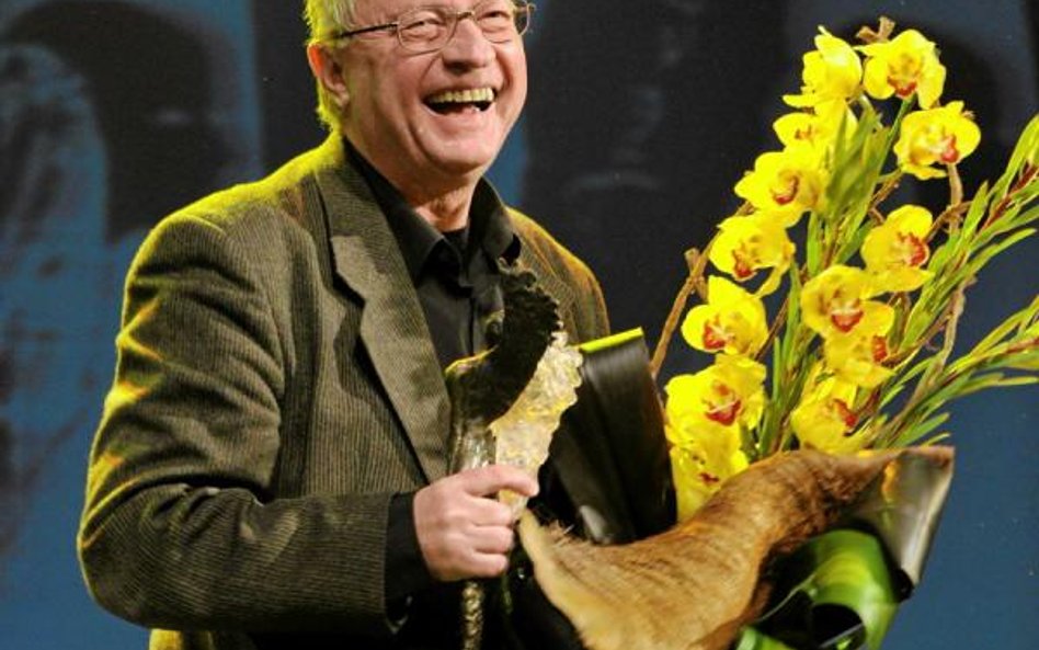 György Spiro odbiera Literacką Nagrodę Europy Środkowej Angelus, Wrocław 2010 r.
