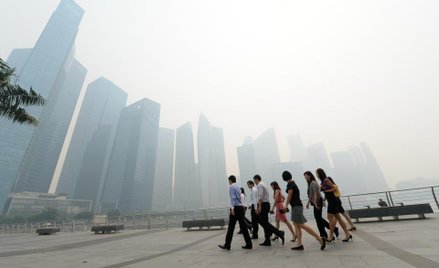 Czarne chmury nad Singapurem