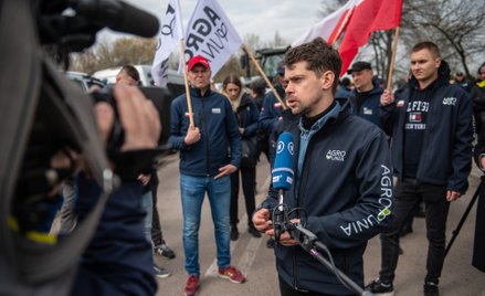 Protest na przejściu granicznym w Hrubieszowie