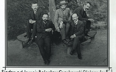 Grupa działaczy Polskiej Partii Socjalistycznej, współpracowników Józefa Piłsudskiego. Od lewej: Bol