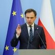 Minister finansów i gospodarki Andrzej Domański podczas konferencji prasowej po zakończonym posiedze