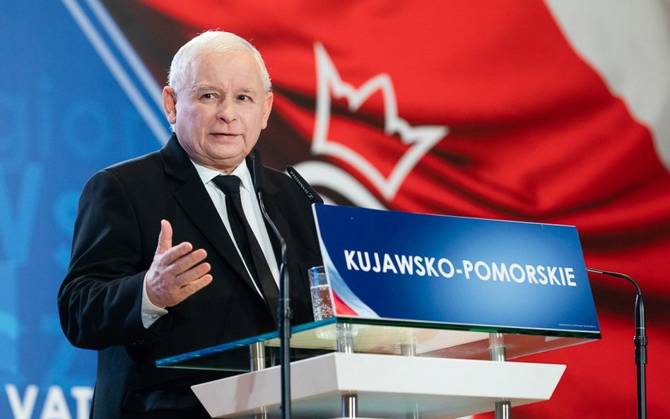 Prezes PiS Jarosław Kaczyński