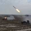 Wyrzutnie rakietowe Grad podczas wspólnych ćwiczeń wojsk Rosji i Białorusi w obowdzie brzeskim