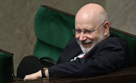 Przewodniczący KRRiT Maciej Świrski na sali plenarnej Sejmu w Warszawie