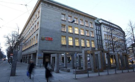 Bank UBS przy Bahnhofstrasse w Zurichu