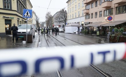 Miejsce ataku w Oslo