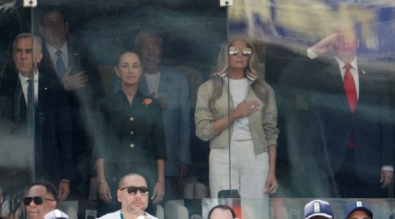 Mark Carney, Claudia Sheinbaum, Melania Trump i Donald Trump