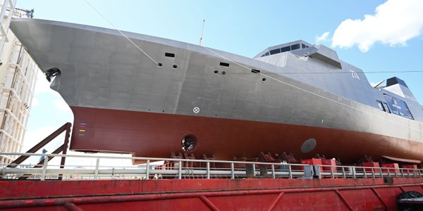 ORP Wicher launched — Poland's first Miecznik-programme frigate hits the water