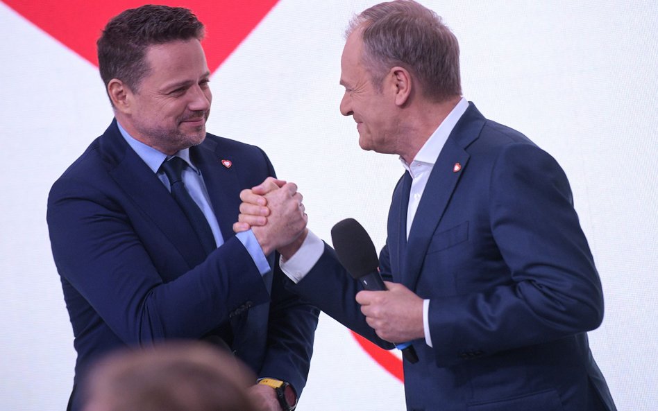 Rafał Trzaskowski i Donald Tusk