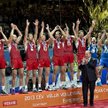 Drużyna Rosjan - mistrzów Europy w siatkówce