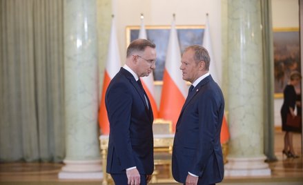 Prezydent RP Andrzej Duda i premier Donald Tusk