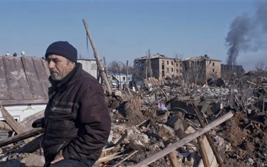Kadr „Mariupolu 2” Mantasa Kvedaraviciusa, którego zastrzelili Rosjanie