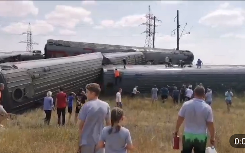 W pociągu znajdowało się 812 osób