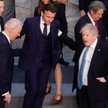 Joe Biden, Emmanuel Macron i Boris Johnson