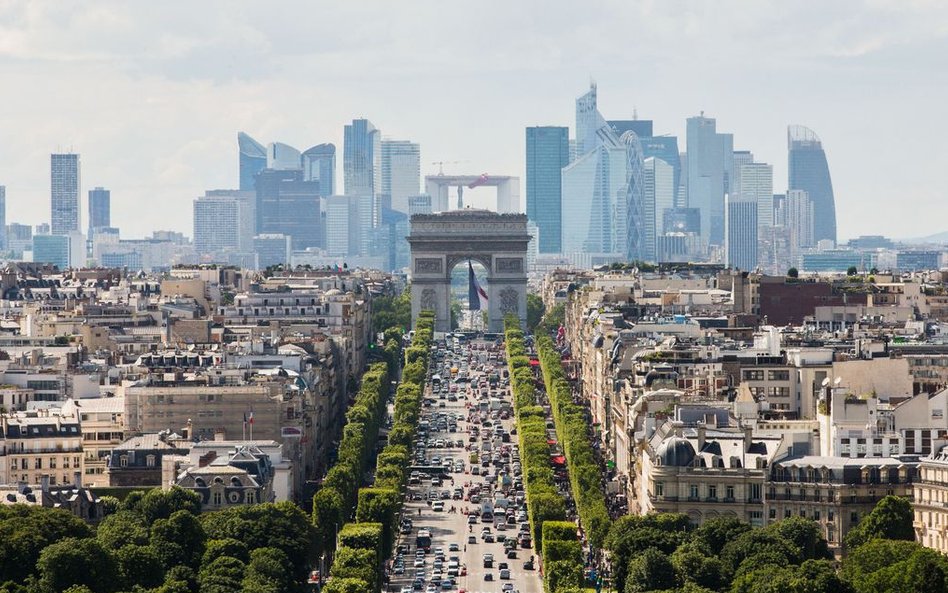 Pola Elizejskie w Paryżu