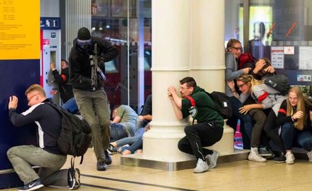 Hanower, czerwiec 2018 r. Ćwiczenia na wypadek ataku terrorystycznego.