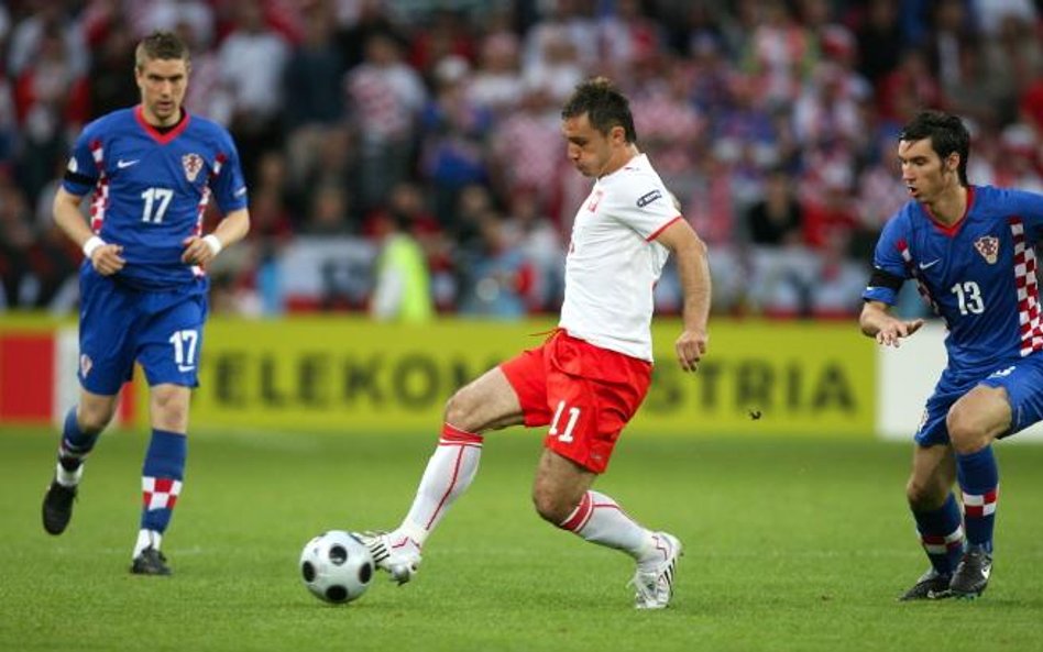 Marek Saganowski, urodzony 31 października 1978 roku w Łodzi. Kluby (kolejno): ŁKS Łódź, Feyenoord, 