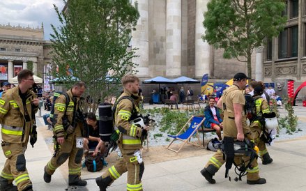 Strażacy OSP przybyli do Warszawy z różnych zakątków kraju