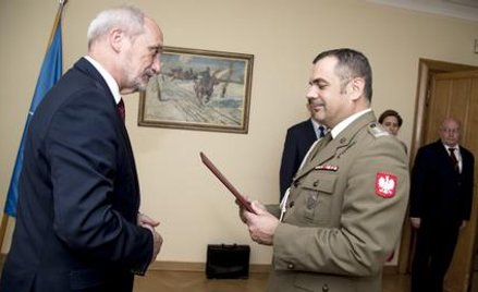 Antoni Macierewicz i płk Wiesław Kukuła