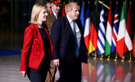 Liz Truss i Boris Johnson