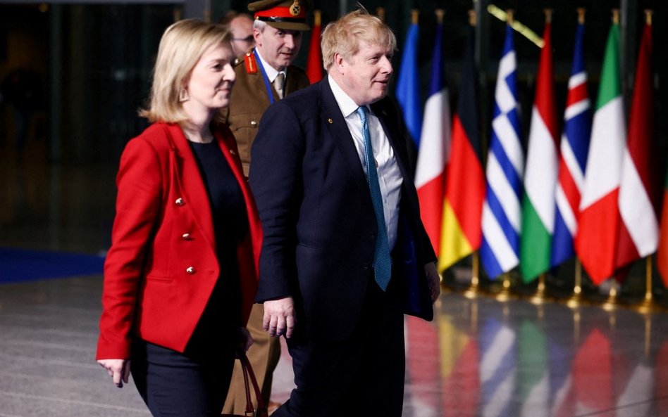 Liz Truss i Boris Johnson