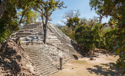 Ruiny starożytnego miasta Majów w Copán (Honduras)