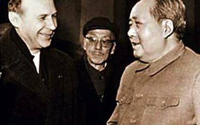 Kazimierz Mijal (1910 – 2010) z Mao Zedongiem
