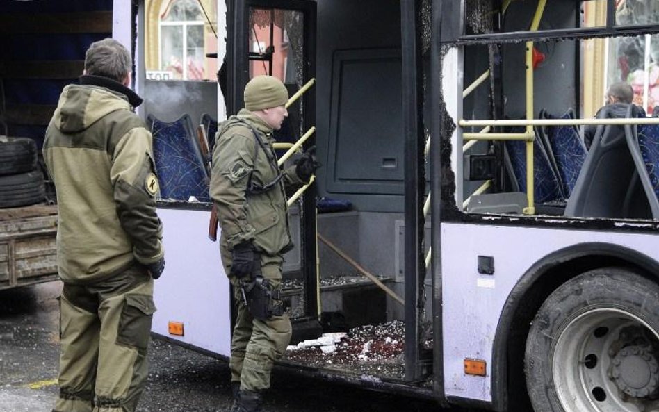 Rośnie liczba ofiar ataku na trolejbus w Doniecku