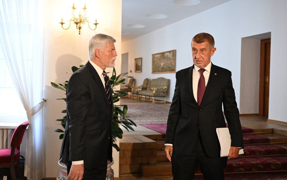 Prezydent Petr Pavel i premier Andrej Babisz