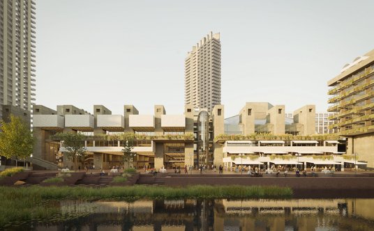 Wizualizacja Barbican Centre po remoncie.