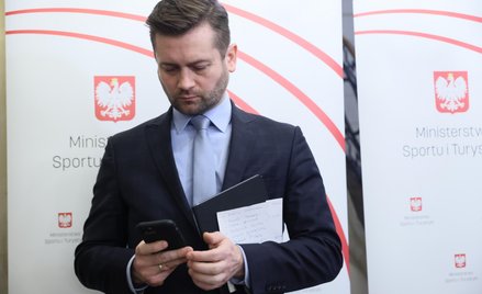 Minister sportu i turystyki Kamil Bortniczuk