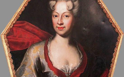 Luzie Caroline von Troschke, 1680–1719. Olej blacha cynowa. Dawny zbór ewangelicki w Klępsku.