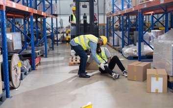 Największe ryzyko wypadków przy pracy wystąpiło w sekcji przetwórstwo przemysłowe.