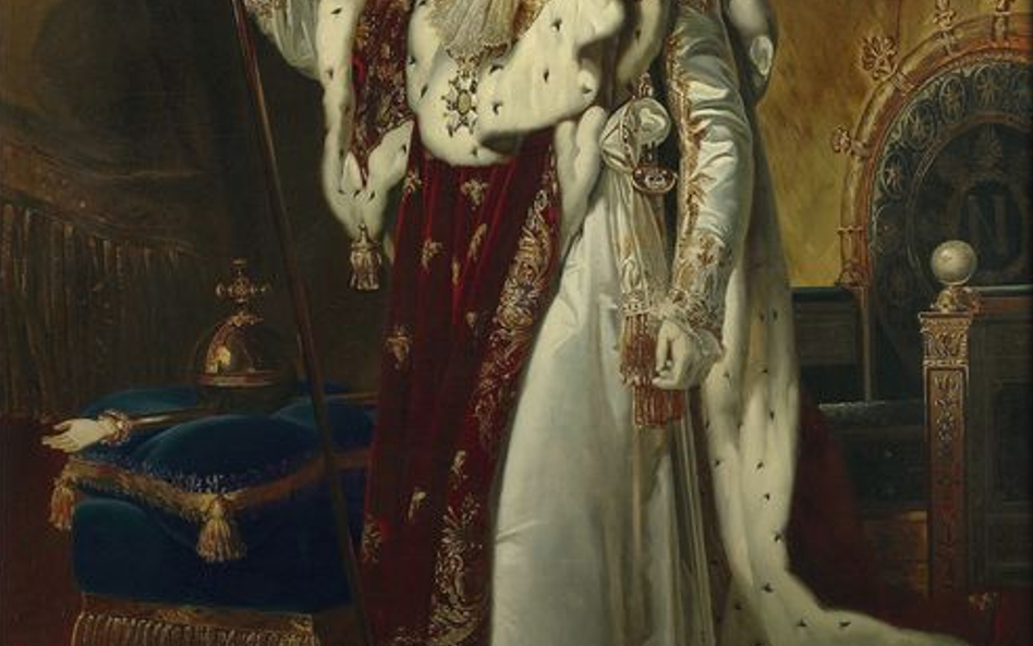 Pracownia François Pascala Simona Gérarda, Napoleon I w stroju koronacyjnym, ol., pł., Fontainebleau