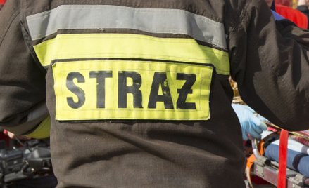 Wybuch i pożar w centrum Warszawy