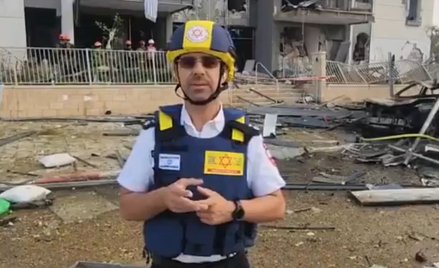 Miejsce, w którym spadły szczątki irańskiej rakiety