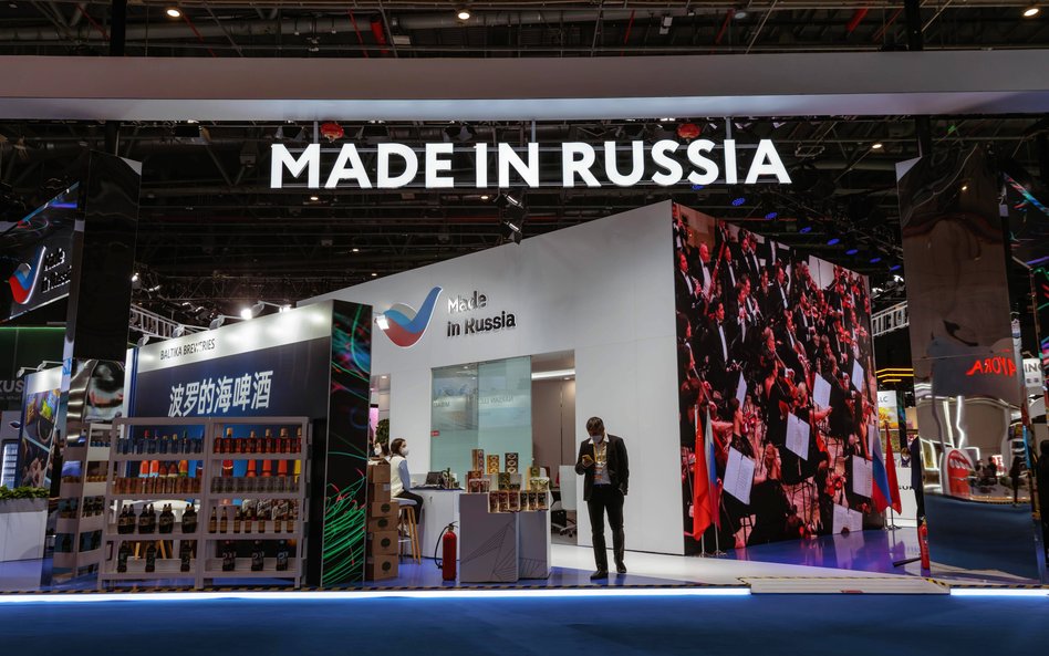 Stoisko „Made in Russia” podczas China International Import Expo w Szanghaju