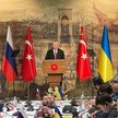 Rozmowy Rosji i Ukrainy odbyły się w Turcji. Na zdjęciu: prezydent Erdogan podczas wystąpienia przed