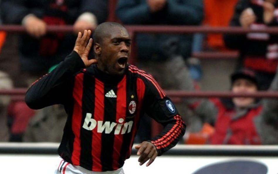 Clarence Seedorf w barwach Milanu.