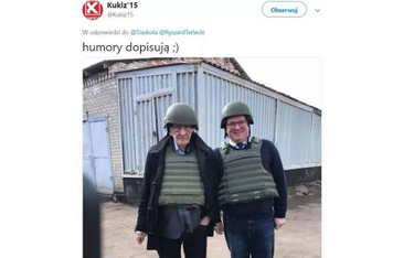 Kukiz'15 usuwa zdjęcie z Ukrainy. "Humory dopisują"