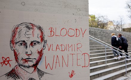 Mural w niemieckim mieście Halle