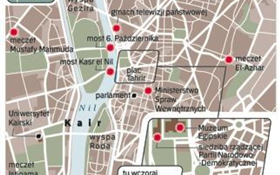 Kairski plac Tahrir już na początku egipskiej rewolty stał się centrum protestów przeciw rządom Hosn