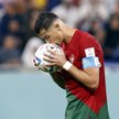 Cristiano Ronaldo przed wykonaniem rzutu karnego w meczu z Ghaną