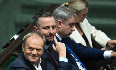 Donald Tusk w sejmowych ławach