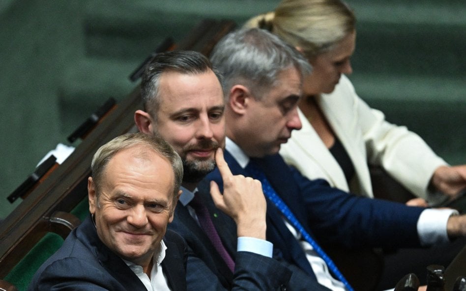 Donald Tusk w sejmowych ławach
