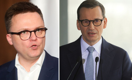 Szymon Hołownia i Mateusz Morawiecki - kto kończy, a komu ma być oszczędzony wstyd?