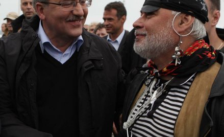 Prezydent Komorowski na Mistrzostwach w Pływaniu na Byle Czym